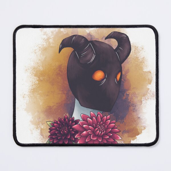 Item preview, Masked character with flowers - digital painting designed and sold by WintherLizard.