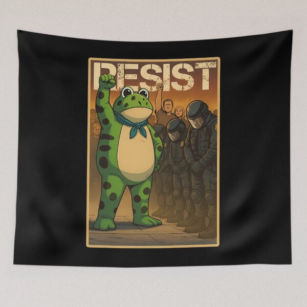 Item preview, Resist Portland Frog Protestanti Ice Anti Fascism  designed and sold by jeisenshop.