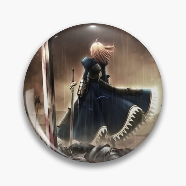 Item preview, Saber Artoria Pendragon Fate Stay Night – Fallen Battlefield Anime Knight трагic War Scene designed and sold by Dyan4.