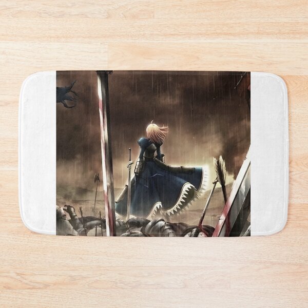 Item preview, Saber Artoria Pendragon Fate Stay Night – Fallen Battlefield Anime Knight трагic War Scene designed and sold by Dyan4.
