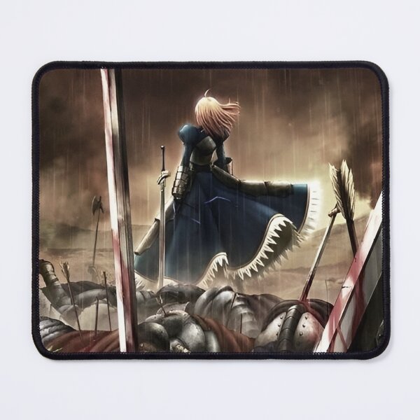 Item preview, Saber Artoria Pendragon Fate Stay Night – Fallen Battlefield Anime Knight трагic War Scene designed and sold by Dyan4.