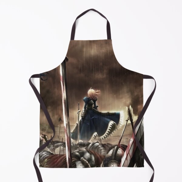 Item preview, Saber Artoria Pendragon Fate Stay Night – Fallen Battlefield Anime Knight трагic War Scene designed and sold by Dyan4.