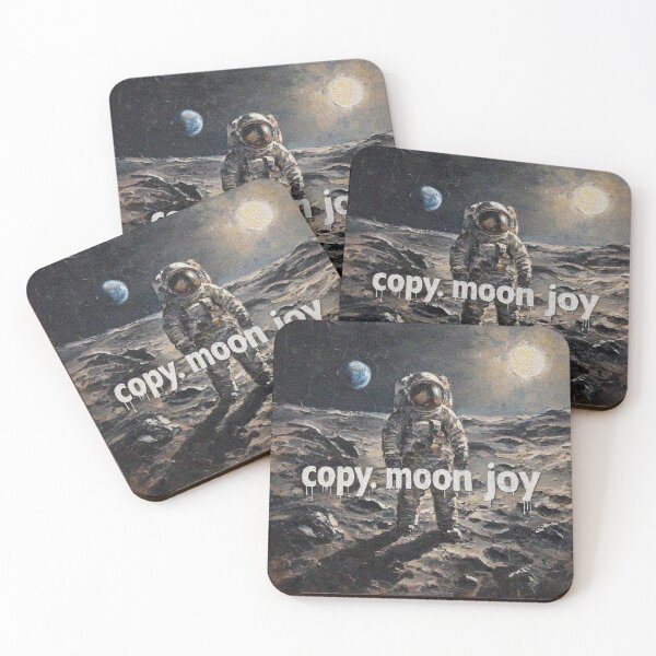 Item preview, Copy. Moon Joy – Artemis II NASA Inspired Space Aesthetic | Moon Joy Quote Cosmic Design designed and sold by Illuministique.
