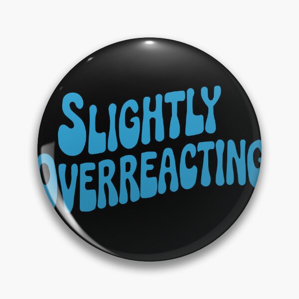 Item preview, Slightly Overreacting Funny Groovy Mental Health Art designed and sold by MaehwaBloom.