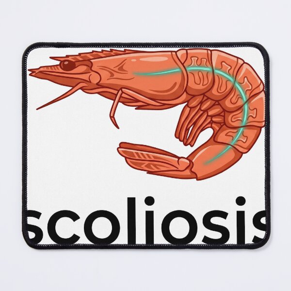 Item preview, Funny Scoliosis Shrimp designed and sold by Arcaucil.