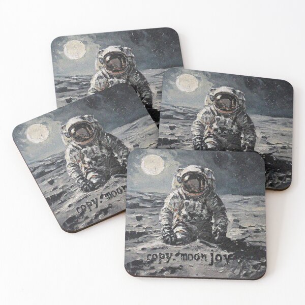 Item preview, Copy. Moon Joy – Artemis II NASA Inspired Space Aesthetic | Moon Joy Quote Cosmic Design designed and sold by Illuministique.
