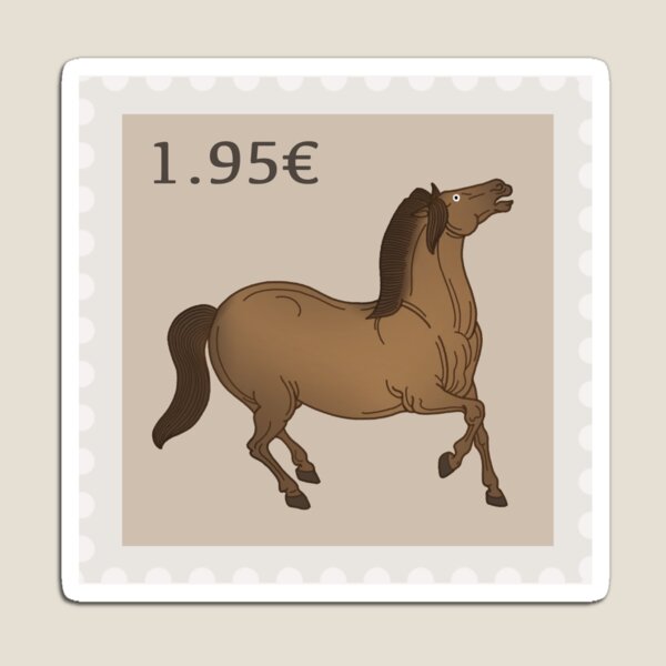 Item preview, Traditional Horse Art Post Stamp designed and sold by Ellis's Library.