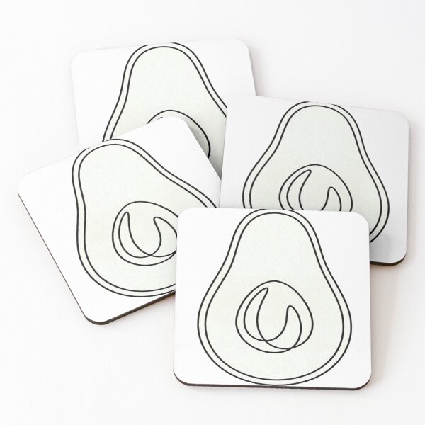 Item preview, Minimal Line Art-Avocado designed and sold by DinsignStudio.