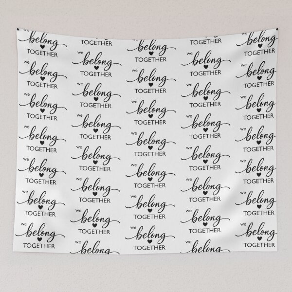 Item preview, We Belong Together – Elegant Romantic Typography Design designed and sold by tviyluv.