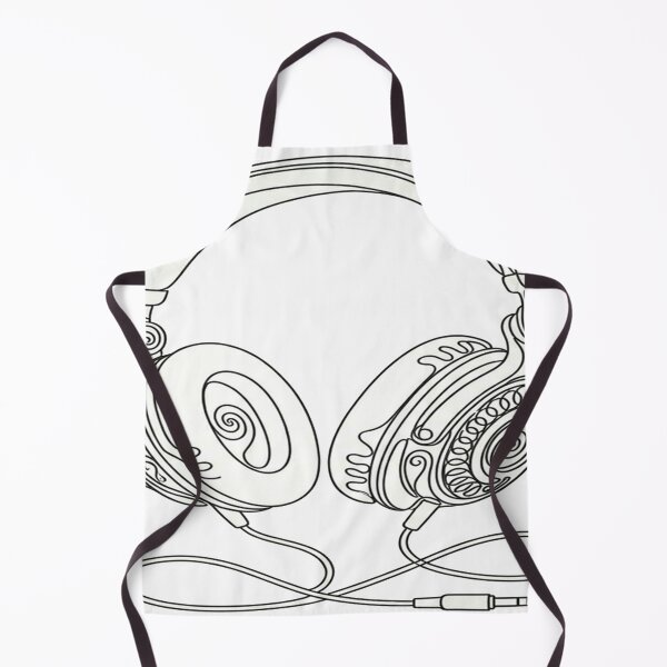 Item preview, Minimal Line Art-Headphone designed and sold by DinsignStudio.