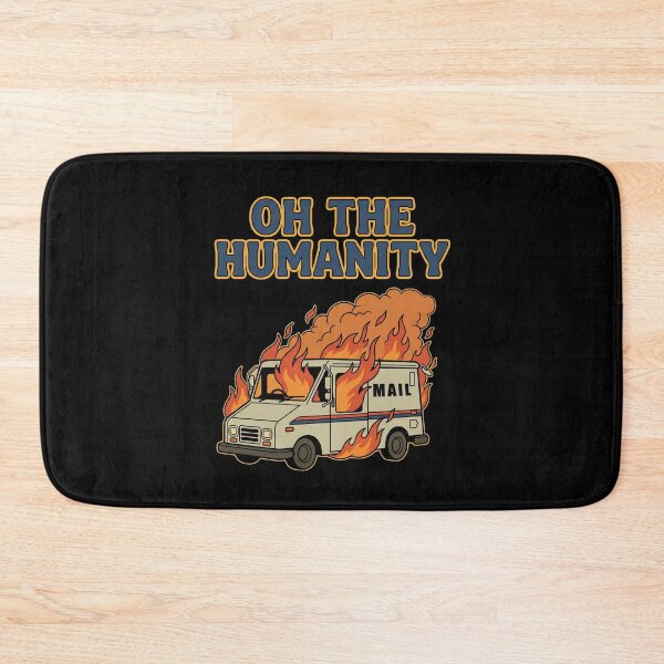 Item preview, Oh the Humanity Mail Truck On Fire 90s Sitcom  designed and sold by Milasneeze.