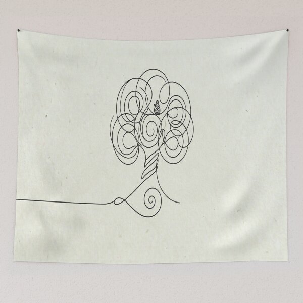 Item preview, Minimal Line Art-Tree designed and sold by DinsignStudio.