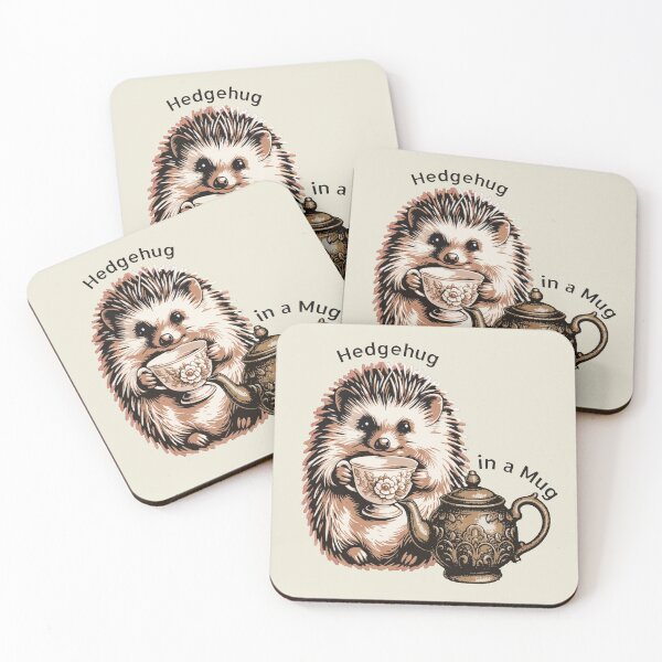 Item preview, Hedgehug in a Mug Cute Hedgehog Tea Lover Pun designed and sold by AlexandraSand.