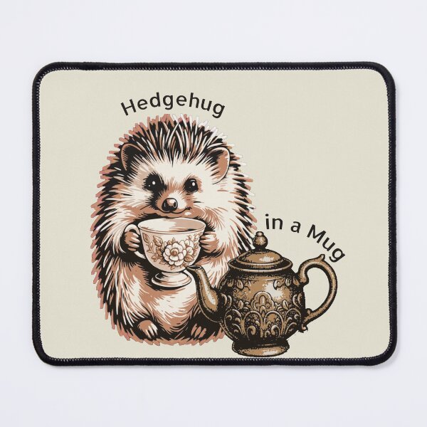 Item preview, Hedgehug in a Mug Cute Hedgehog Tea Lover Pun designed and sold by AlexandraSand.