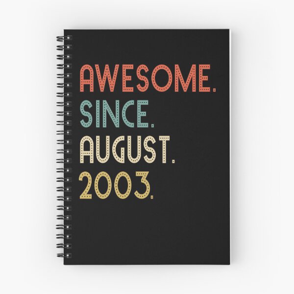 Item preview, Awesome Since August 2003 Born 15 Years Fifteen Birthday designed and sold by Basti09.