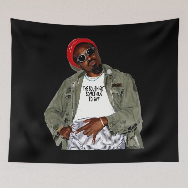 Item preview,  Andre-3000 __ Retro Iconic Funny Meme  designed and sold by Pedro ⭐⭐⭐⭐⭐.