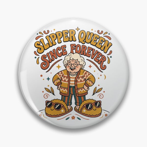 Item preview, Slipper Queen Funny Grandma Cozy Life T-Shirt Gift for Grandmothers designed and sold by Egyptian king ⭐⭐⭐⭐⭐.