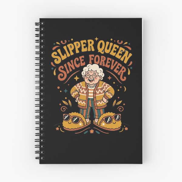 Item preview, Slipper Queen Funny Grandma Cozy Life T-Shirt Gift for Grandmothers designed and sold by Egyptian king ⭐⭐⭐⭐⭐.