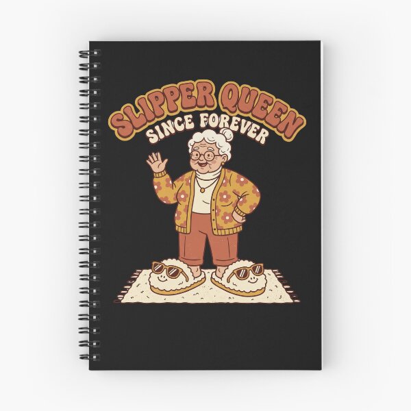 Item preview, Slipper Queen Funny Grandma Cozy Life T-Shirt Gift for Grandmothers designed and sold by Egyptian king ⭐⭐⭐⭐⭐.
