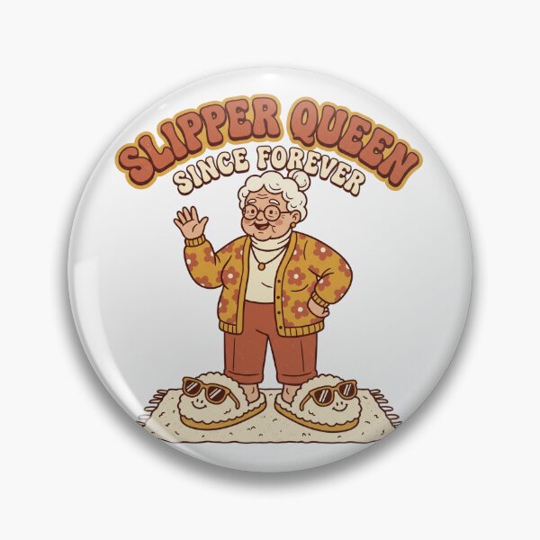 Item preview, Slipper Queen Funny Grandma Cozy Life T-Shirt Gift for Grandmothers designed and sold by Egyptian king ⭐⭐⭐⭐⭐.