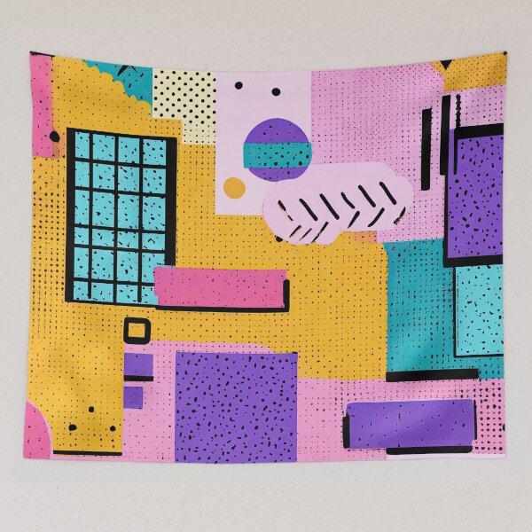 Item preview, 80s and 90s Retro Pop Pattern designed and sold by AeonAcademy.