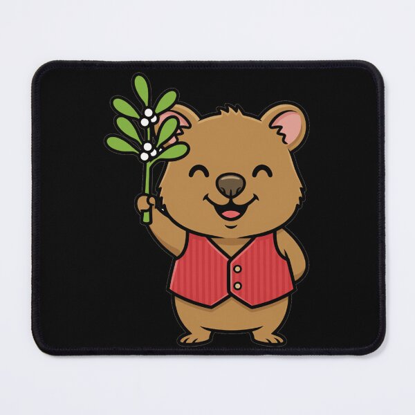Item preview, Cute Kawaii Quokka with Mistletoe Holiday Vest designed and sold by k3rstman1.