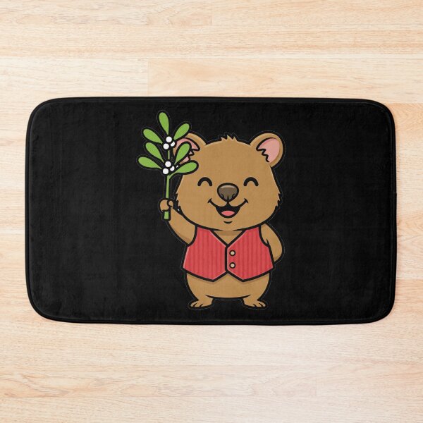 Item preview, Cute Kawaii Quokka with Mistletoe Holiday Vest designed and sold by k3rstman1.