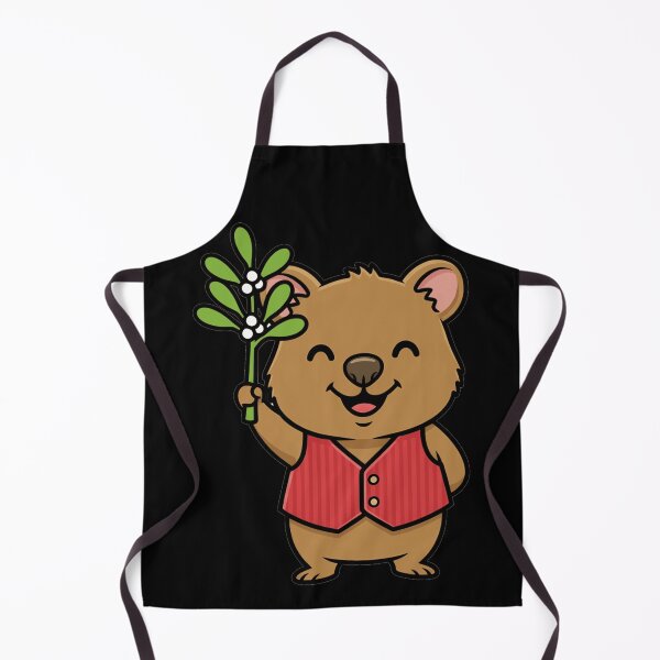 Item preview, Cute Kawaii Quokka with Mistletoe Holiday Vest designed and sold by k3rstman1.
