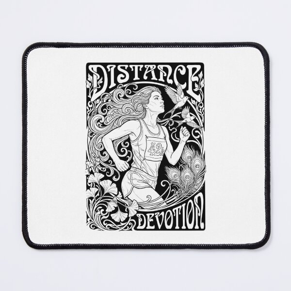 Item preview, Distance Devotion 42k Woman Runner Art Nouveau Birds  designed and sold by graphixpolash.