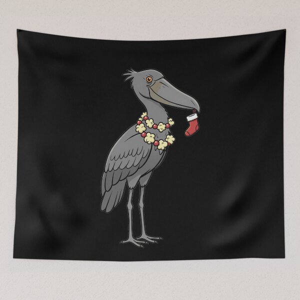Item preview, Festive Shoebill Stork Holiday Popcorn Garland designed and sold by k3rstman1.