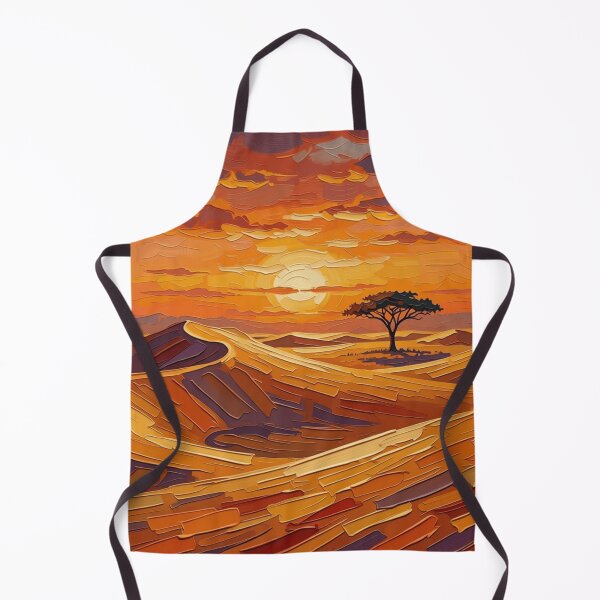 Item preview, Golden Desert Silence - Abstract Impasto Sand Dunes designed and sold by Vivid Trace.