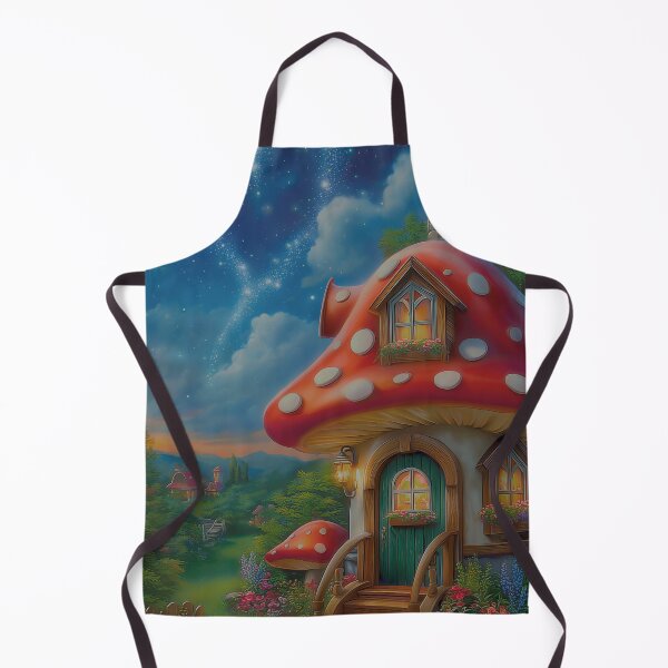 Item preview, The Magical Mushroom Cottage Touched by Stardust designed and sold by MyMagicalPlace.