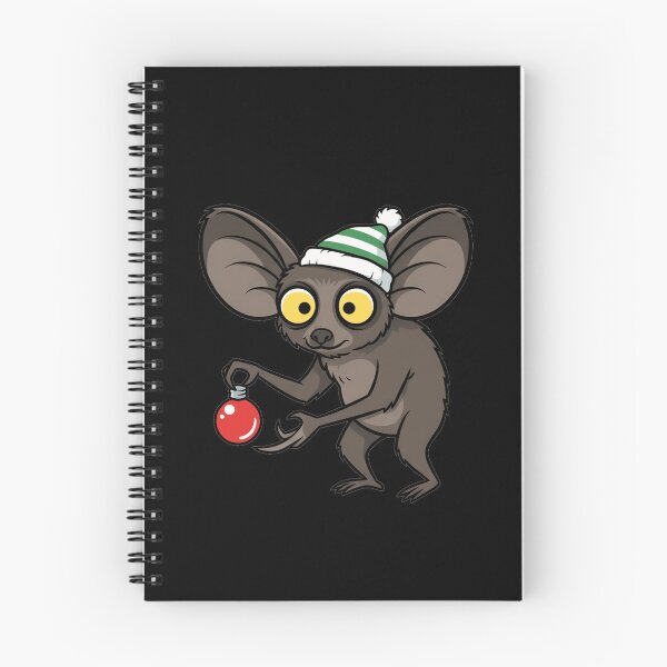 Item preview, Cute Festive Aye-Aye Lemur Christmas Ornament designed and sold by k3rstman1.