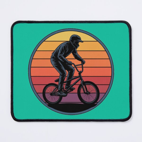 Item preview, Retro BMX Rider Vintage Style Freestyle Bike Cool Urban Design designed and sold by NatArtSA.