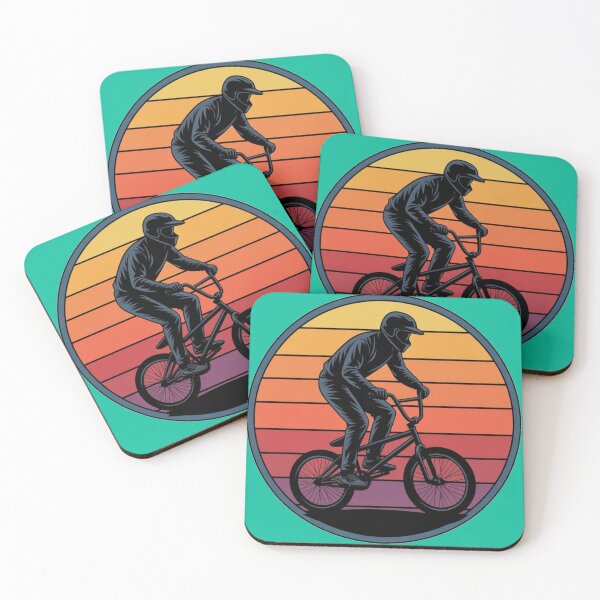 Item preview, Retro BMX Rider Vintage Style Freestyle Bike Cool Urban Design designed and sold by NatArtSA.