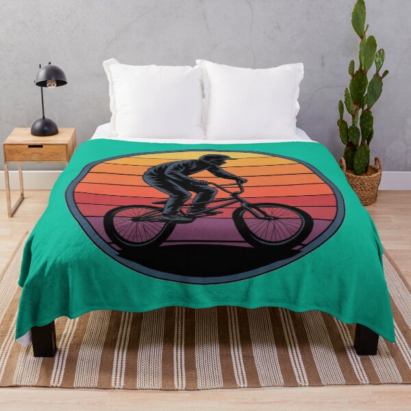 Item preview, Retro BMX Rider Vintage Style Freestyle Bike Cool Urban Design designed and sold by NatArtSA.