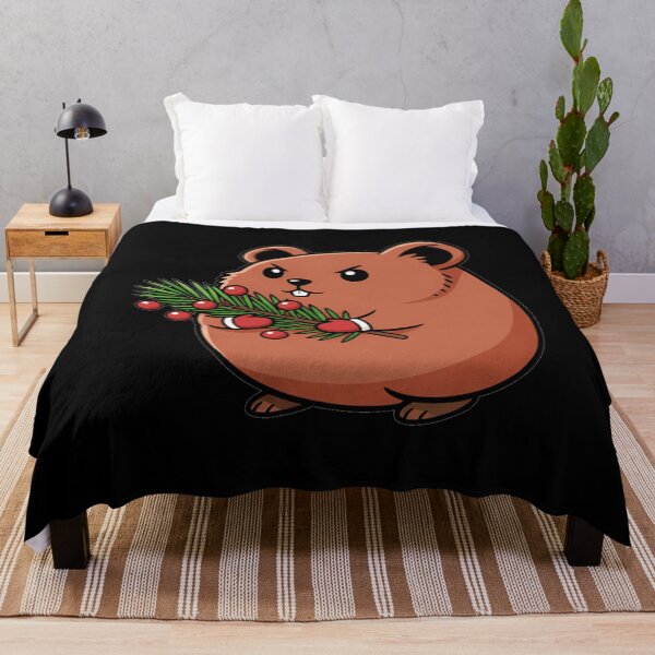 Item preview, Grumpy Winter Pika with Pine and Berries designed and sold by k3rstman1.