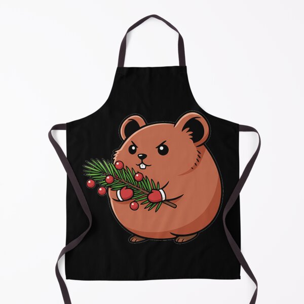 Item preview, Grumpy Winter Pika with Pine and Berries designed and sold by k3rstman1.