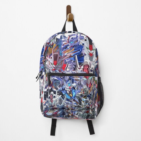 Item preview, Epic Mecha Robot Anime Collage – Futuristic Gundam Style Battle Art designed and sold by Dyan4.