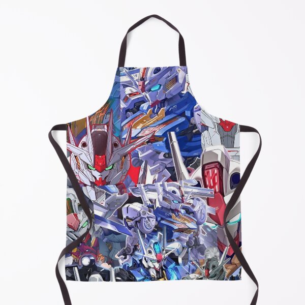 Item preview, Epic Mecha Robot Anime Collage – Futuristic Gundam Style Battle Art designed and sold by Dyan4.