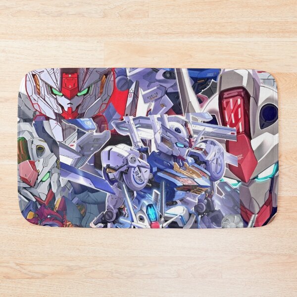 Item preview, Epic Mecha Robot Anime Collage – Futuristic Gundam Style Battle Art designed and sold by Dyan4.
