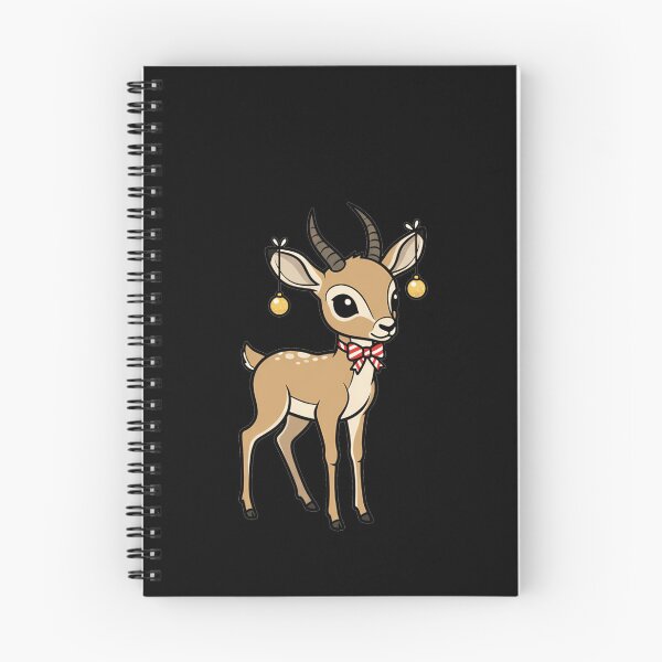 Item preview, Cute Festive Kawaii Gazelle Christmas Antelope designed and sold by k3rstman1.