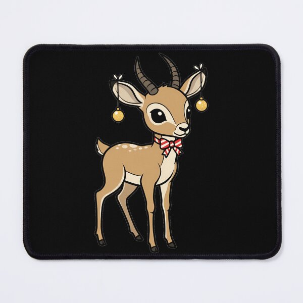 Item preview, Cute Festive Kawaii Gazelle Christmas Antelope designed and sold by k3rstman1.