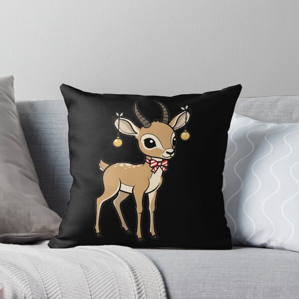 Item preview, Cute Festive Kawaii Gazelle Christmas Antelope designed and sold by k3rstman1.