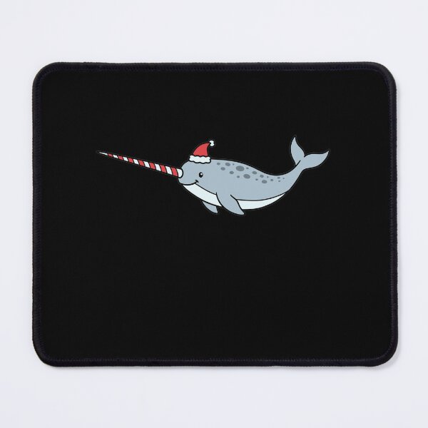 Item preview, Cute Christmas Narwhal Santa Hat Sea Unicorn designed and sold by k3rstman1.