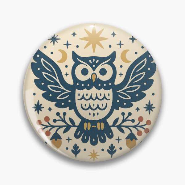 Item preview, Celestial Owl of Wisdom designed and sold by ChirpInc.