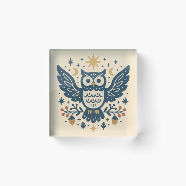 Item preview, Celestial Owl of Wisdom designed and sold by ChirpInc.
