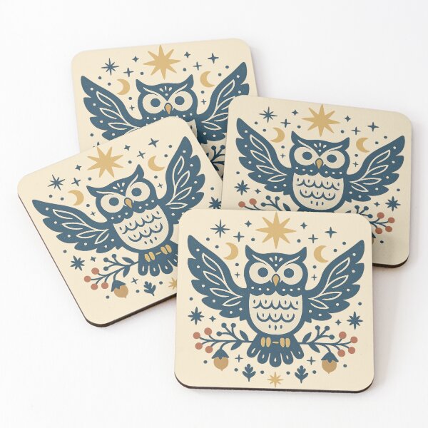 Item preview, Celestial Owl of Wisdom designed and sold by ChirpInc.