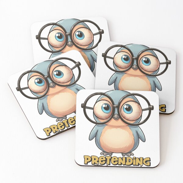 Item preview, Funny Penguin Pretending to Be Normal – Awkward Humor Meme Design designed and sold by ColorFlick.