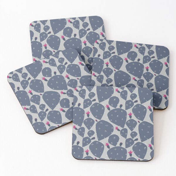 Item preview, Prickly Pear Grey Pink designed and sold by Red Moon Rising.